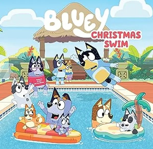 Bluey: Christmas Swim by Bluey cover