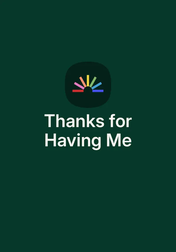 Thanks for Having Me by Emma Darragh cover