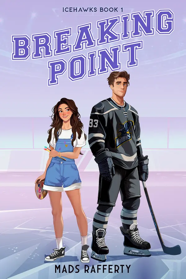 Breaking Point: A Fake Dating Ice Hockey Romance by Mads Rafferty cover