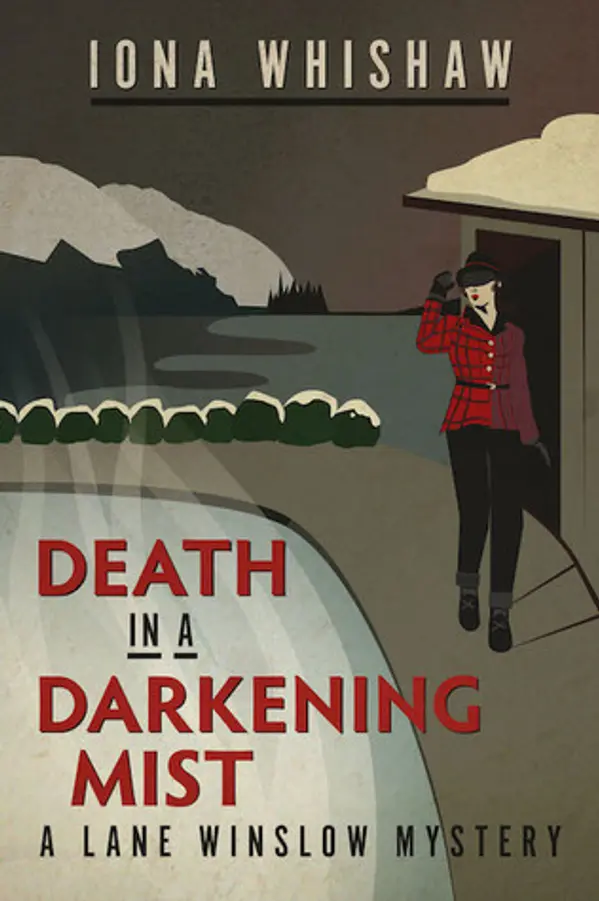 Death in a Darkening Mist (Lane Winslow #2) by Iona Whishaw cover