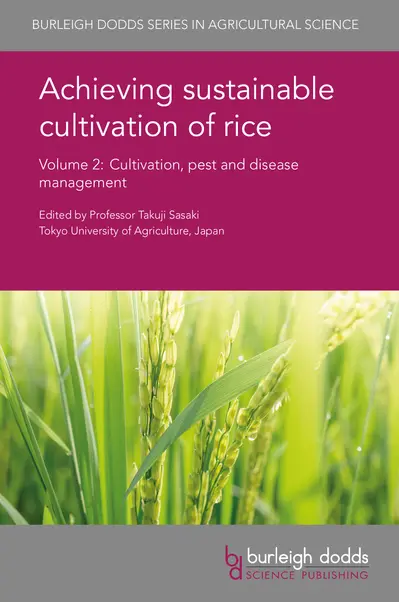 Achieving sustainable cultivation of rice Volume 2 book cover