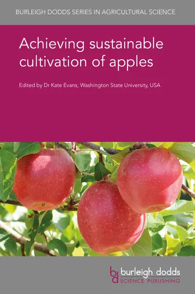 Achieving sustainable cultivation of apples book cover