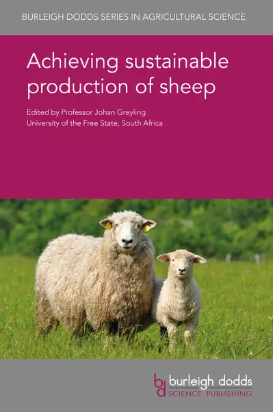 Achieving sustainable production of sheep book cover