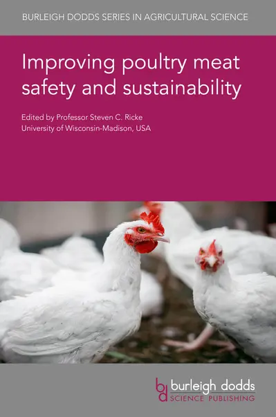 Improving poultry meat safety and sustainability book cover