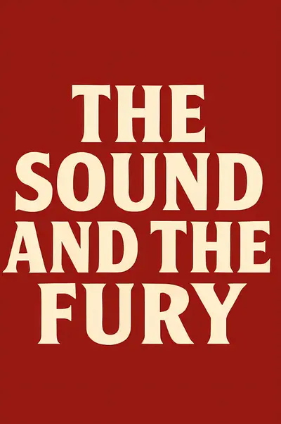 The Sound and the Fury book cover
