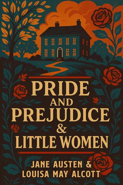 Pride and Prejudice & Little Women book cover