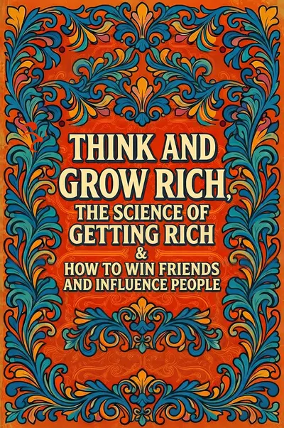 Think and Grow Rich, The Science of Getting Rich & How to Win Friends and Influence People book cover