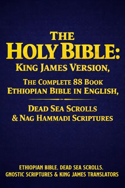 The Holy Bible: King James Version, The Complete 88 book Ethiopian Bible in English, Dead Sea Scrolls & Nag Hammadi Scriptures book cover