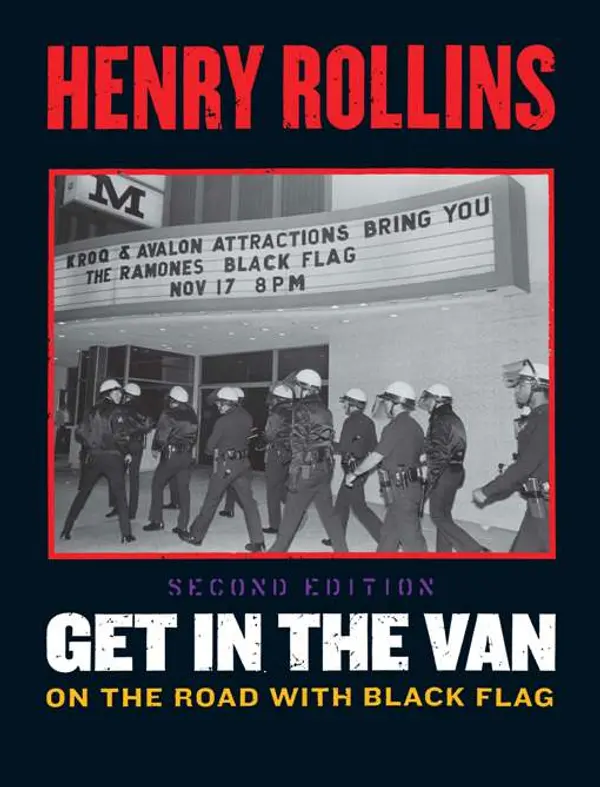 Get in the Van by Henry Rollins cover