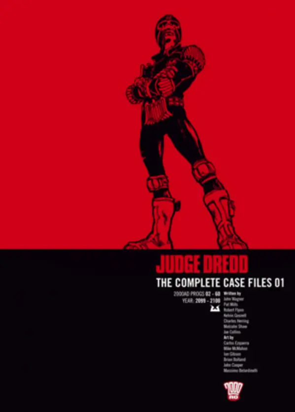 Judge Dredd: The Complete Case Files 01 by John Wagner cover