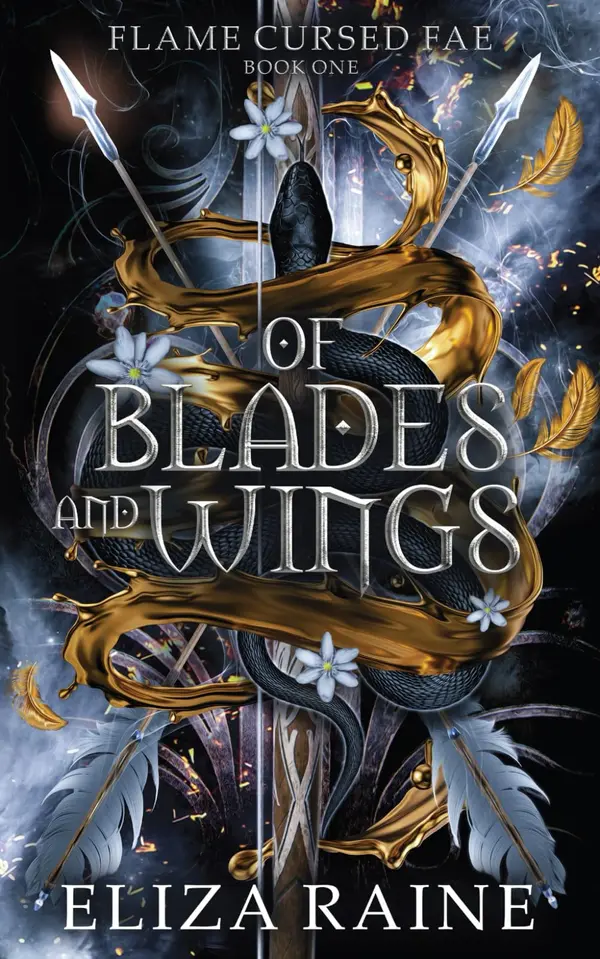 Of Blades and Wings: A Brides of Mist and Fae Novel (Flame Cursed Fae) by Eliza Raine cover