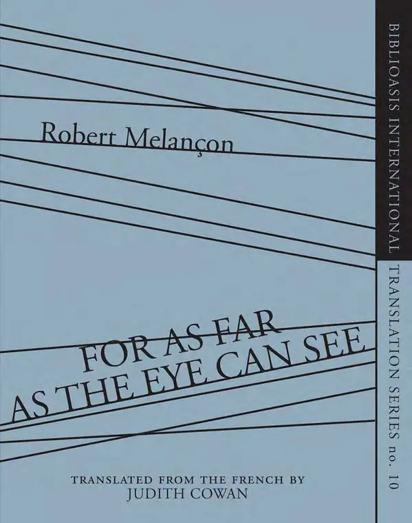 For As Far as the Eye Can See by Robert Melançon, Judith Cowan cover