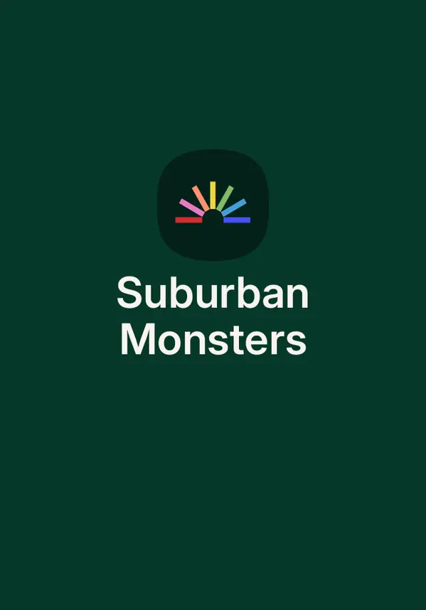 Suburban Monsters by Christopher  Hawkins cover
