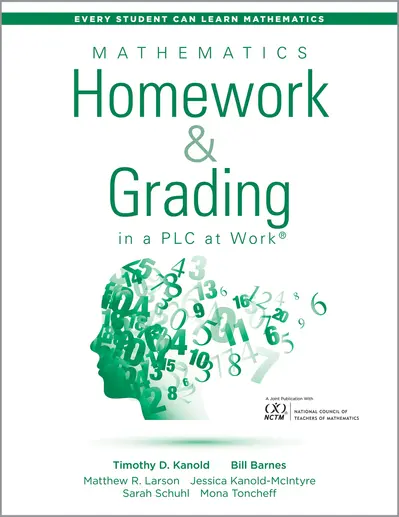 Mathematics Homework and Grading in a PLC at Work™ book cover