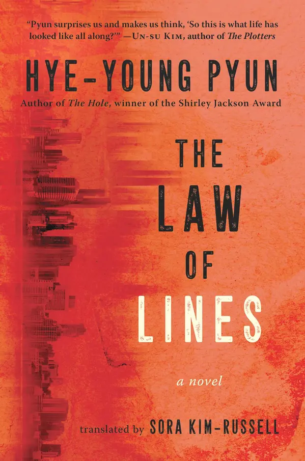 The Law of Lines by Hye-young Pyun, Sora Kim-Russell cover