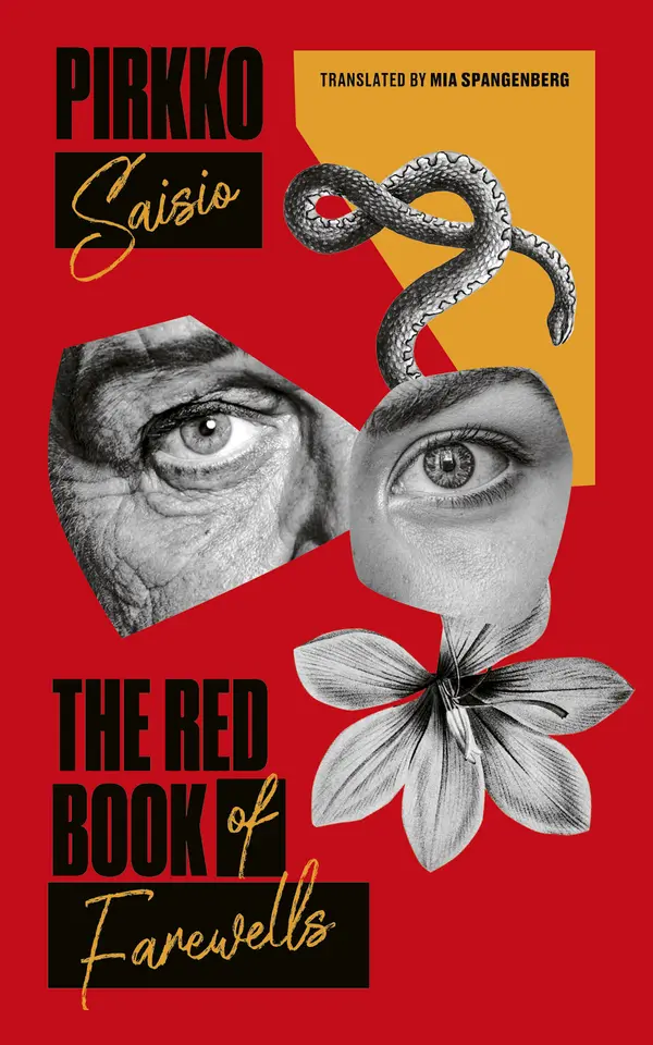 The Red Book of Farewells by Pirkko Saisio, Mia Spangenberg cover