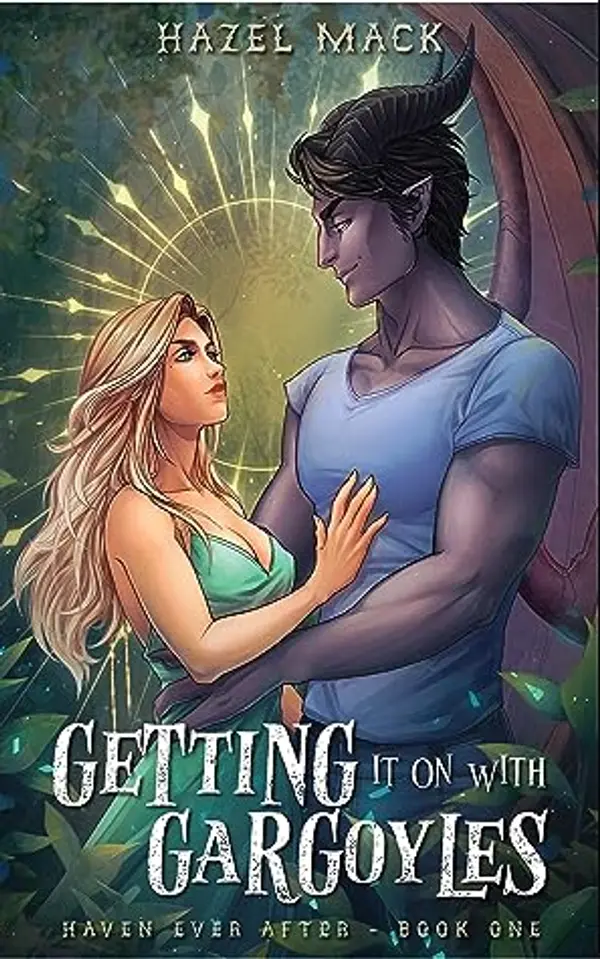 Getting It On With Gargoyles: A Sweet Small-Town Gargoyle Romance by Hazel Mack cover