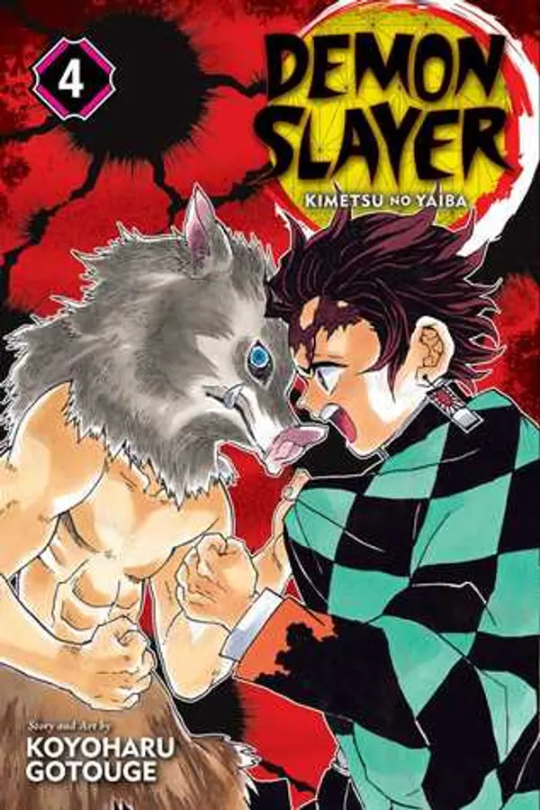 Demon Slayer: Kimetsu no Yaiba, Vol. 4 by Koyoharu Gotouge cover
