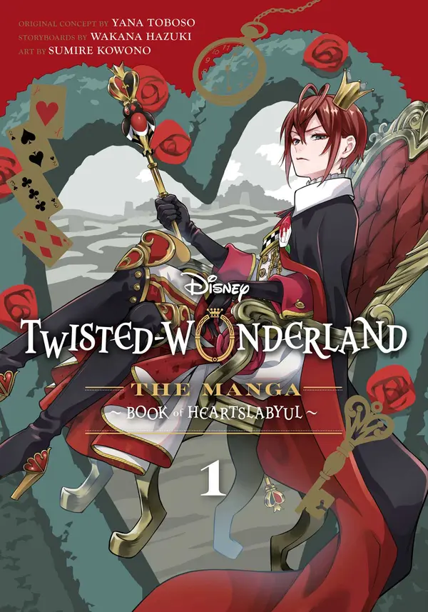 Disney Twisted-Wonderland, Vol. 1: The Manga: Book of Heartslabyul (1) by Yana Toboso, Wakana Hazuki cover