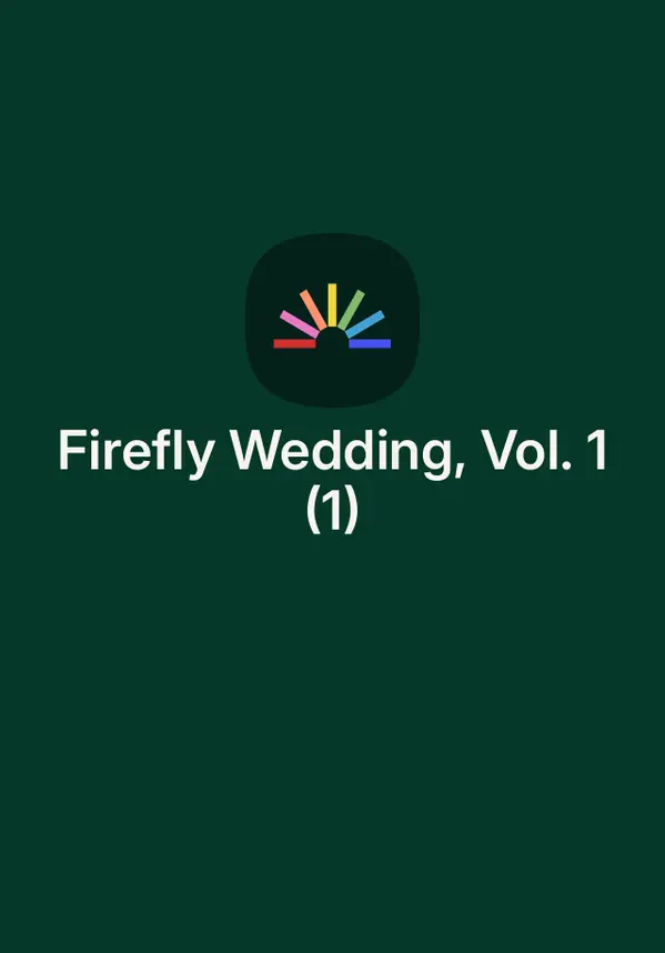 Firefly Wedding, Vol. 1 (1) by Oreco Tachibana cover