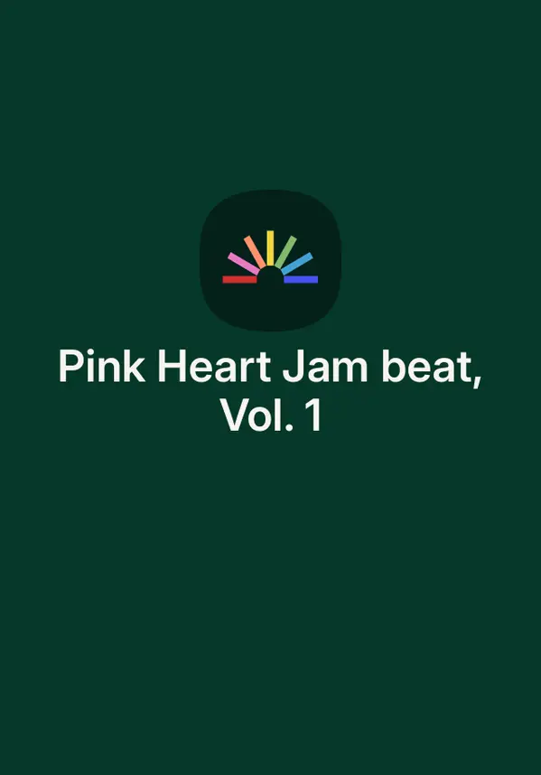 Pink Heart Jam beat, Vol. 1 by Shikke cover