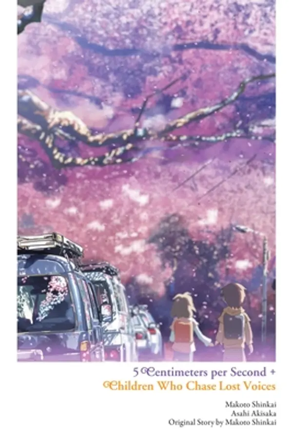 5 Centimeters per Second + Children Who Chase Lost Voices by Makoto Shinkai cover