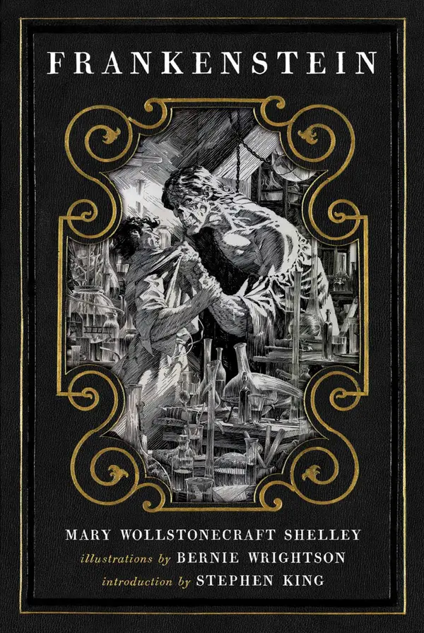 Frankenstein by Mary Wollstonecraft Shelley, Bernie Wrightson, Stephen King cover