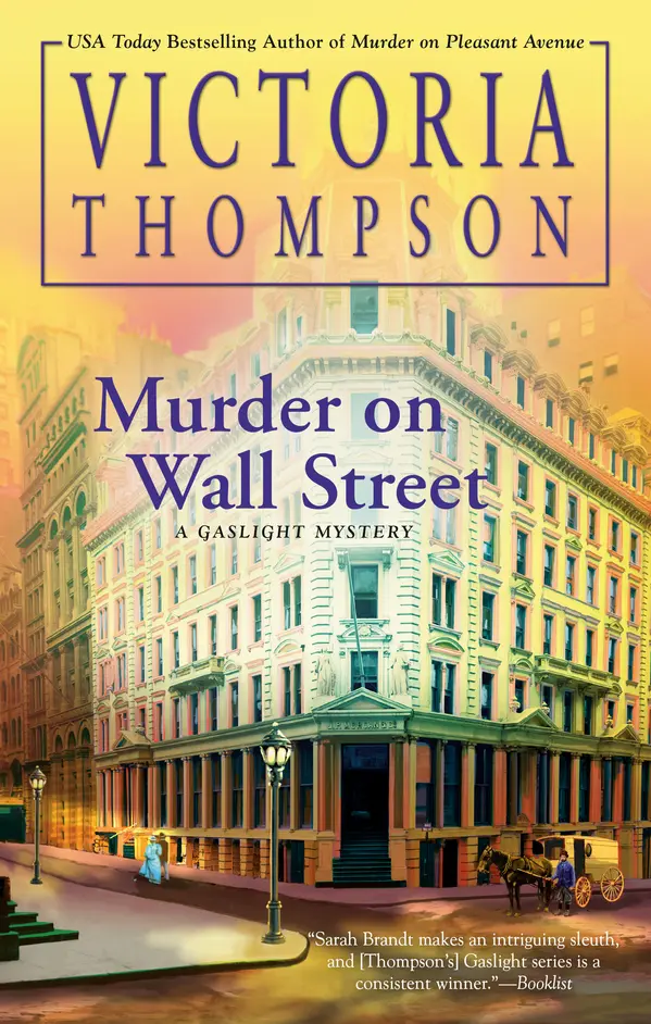 Murder on Wall Street by Victoria Thompson cover