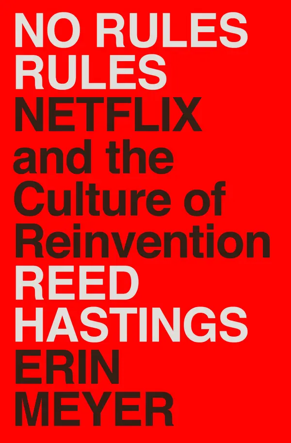 No Rules Rules by Reed Hastings, Erin Meyer cover
