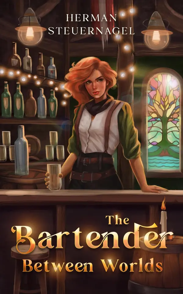 The Bartender Between Worlds by Herman Steuernagel cover