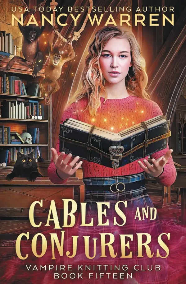 Cables and Conjurers: Vampire Knitting Club by Nancy Warren cover
