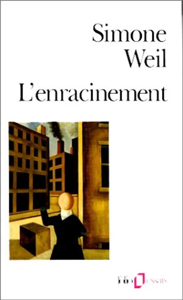 L'enracinement by Simone Weil cover