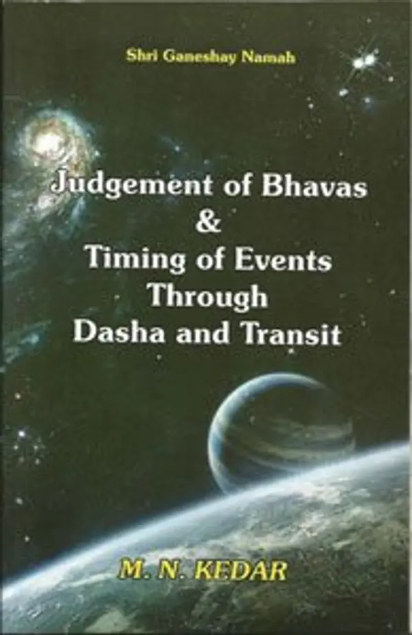 Judgement of Bhavas & Timing of Events by M N Kedar cover
