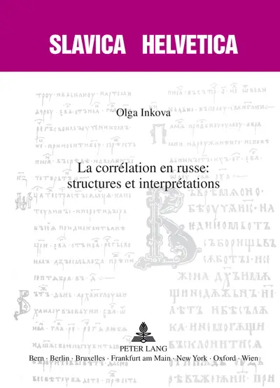 La corrélation en russe : structures et interprétations book cover