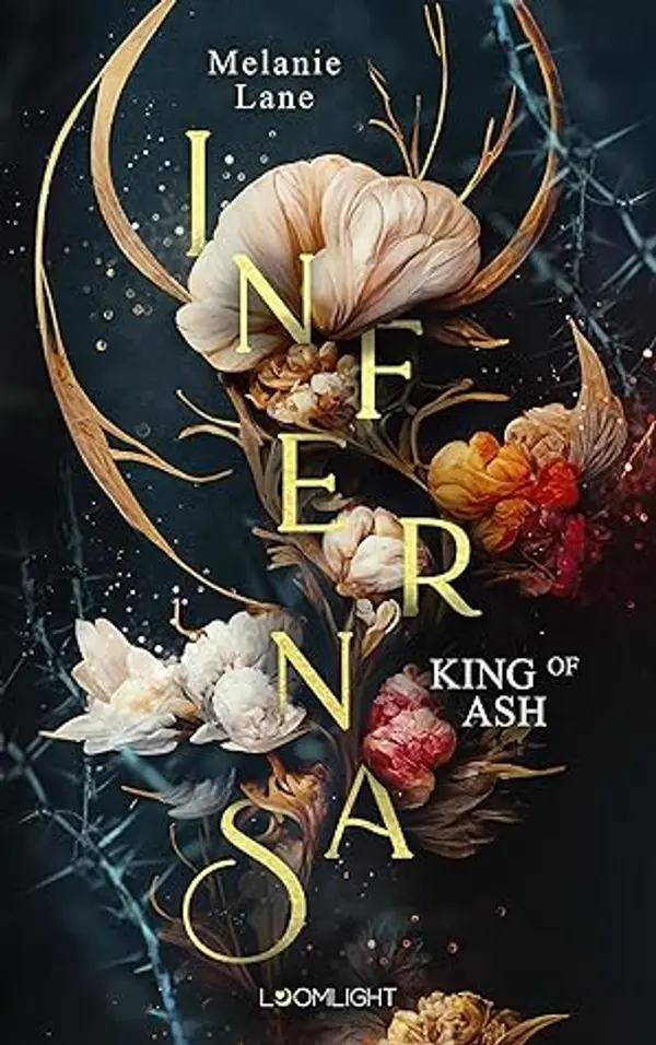 Infernas 1: King of Ash: Prickelnde New Adult Romantasy (German Edition) by Melanie Lane cover