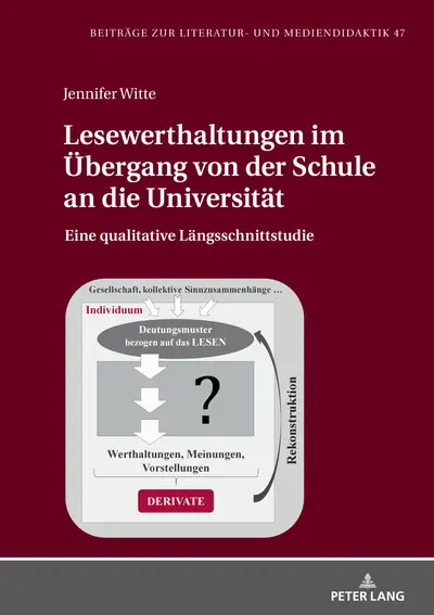 Lesewerthaltungen im Uebergang von der Schule an die Universitaet book cover
