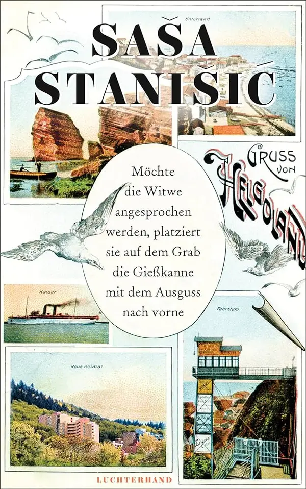 Möchte die Witwe angesprochen werden, platziert sie auf dem Grab die Gießkanne mit dem Ausguss nach vorne by Saša Stanišić cover