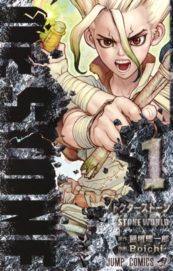 Dr.STONE 1 (Dr. Stone, #1) by Riichiro Inagaki cover