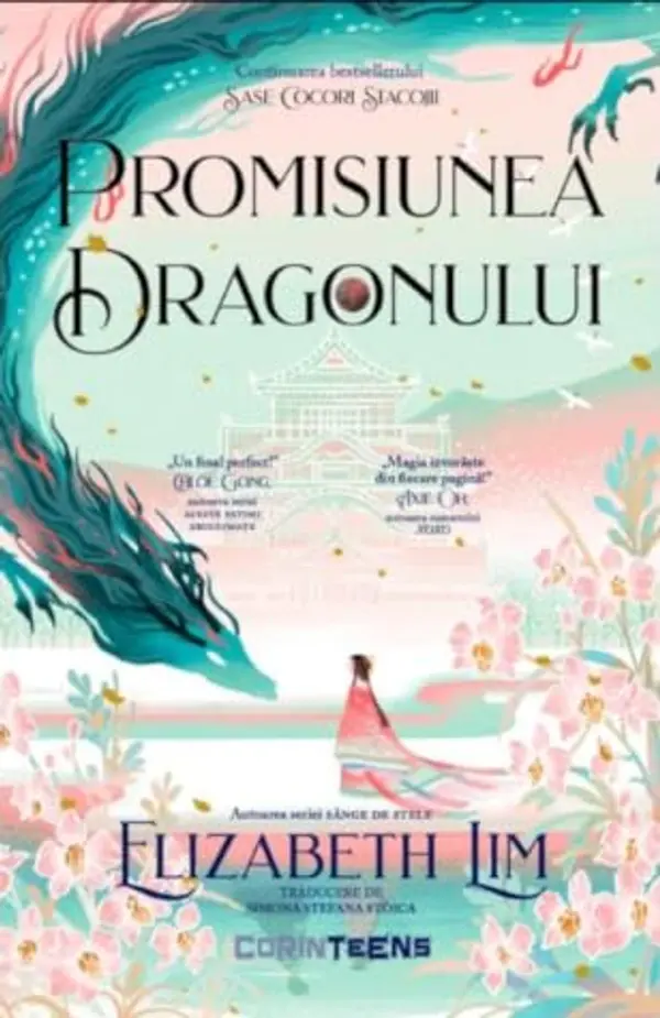 Promisiunea Dragonului (Six Crimson Cranes, #2) by Elizabeth Lim cover