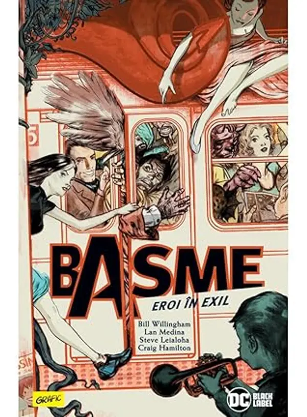 Basme 1: Eroi în exil by Bill Willingham cover