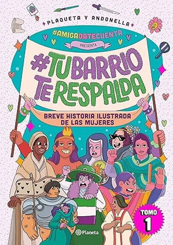 #AmigaDateCuenta presenta: #TuBarrioTeRespalda (Vida y Salud) (Spanish Edition) by Andonella y Plaqueta cover