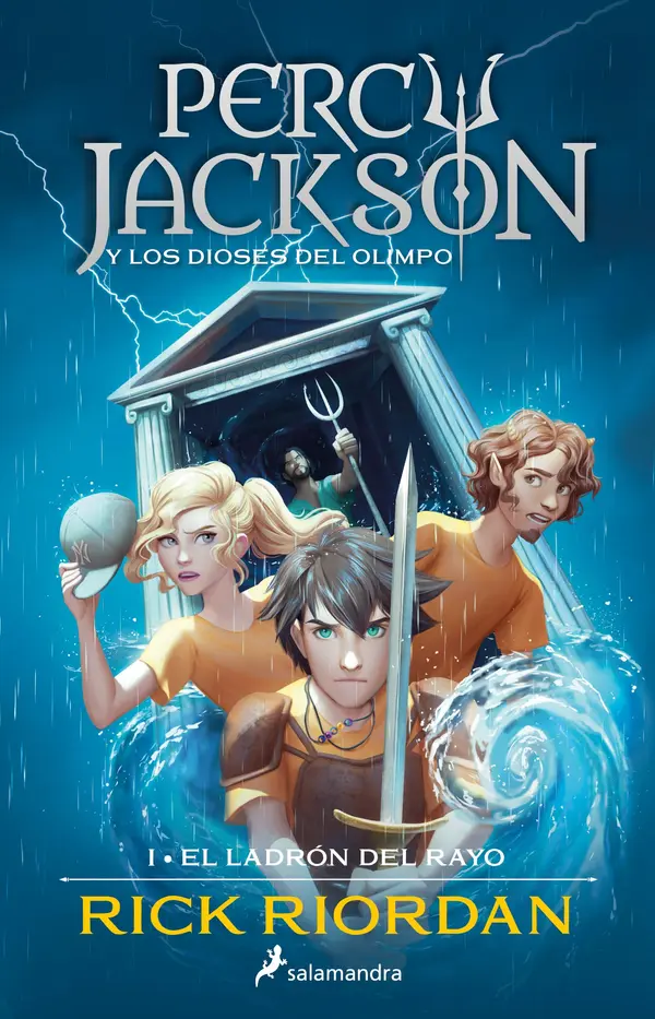 El ladrón del rayo by Rick Riordan cover