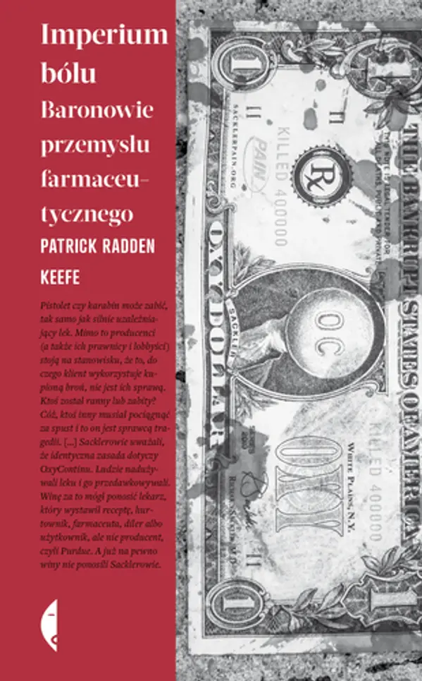 Imperium bólu. Baronowie przemysłu farmaceutycznego by Patrick Radden Keefe cover
