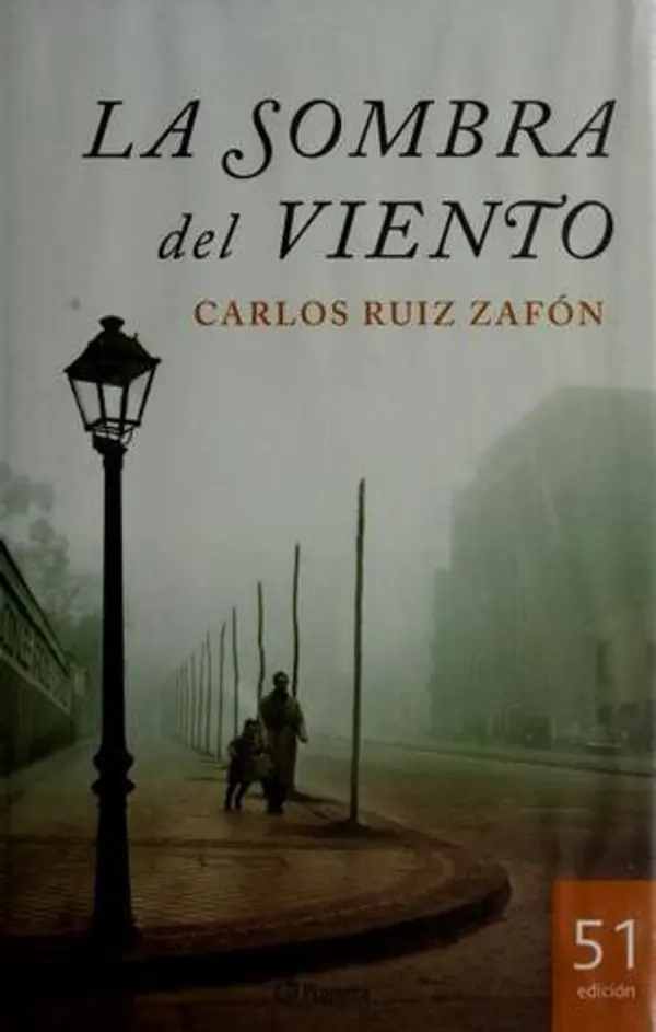 La sombra del viento by Carlos Ruiz Zafón cover
