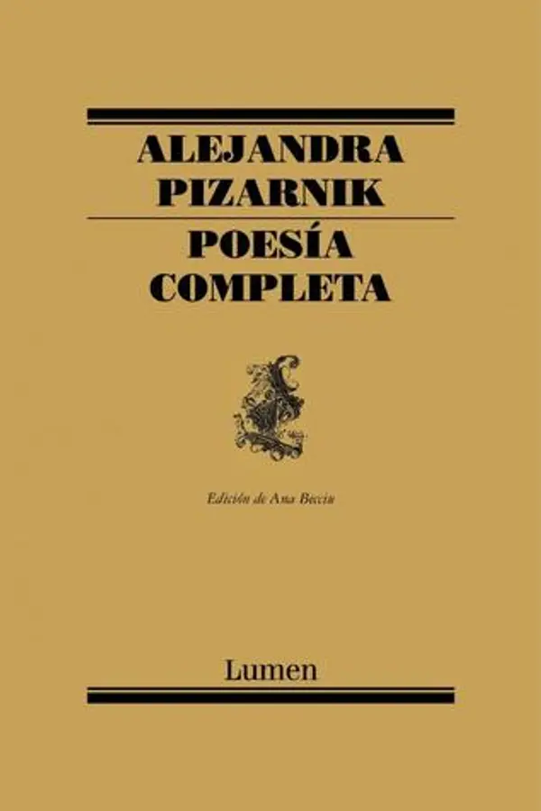 Poesía completa by Alejandra Pizarnik cover