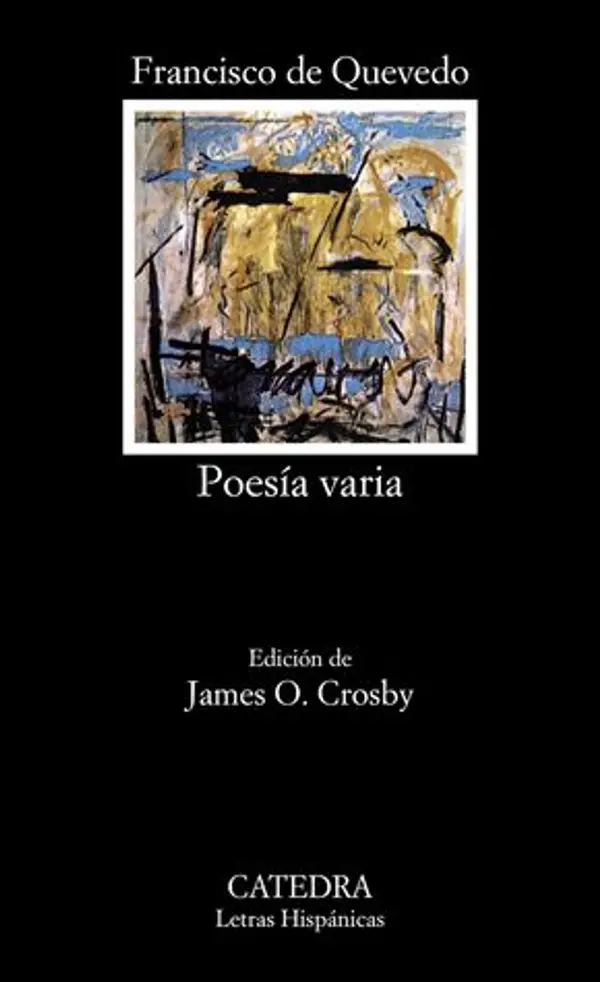 Poesía varia by Francisco de Quevedo cover