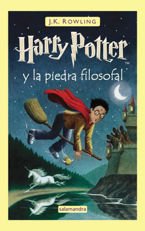 Harry Potter y la piedra filosofal (Harry Potter, #1) by J.K. Rowling cover