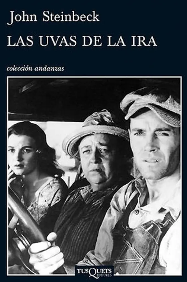 Las uvas de la ira by John Steinbeck cover