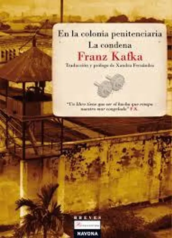 En la colonia penitenciaria; La condena by Franz Kafka cover