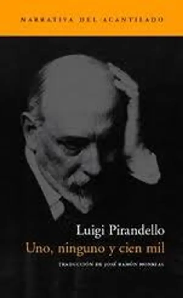 Uno, ninguno y cien mil by Luigi Pirandello cover